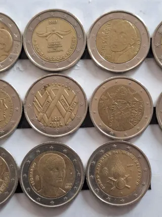 Monedas 2€ variadas para coleccionistas