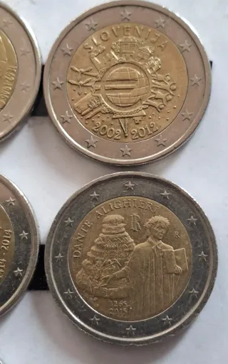 Monedas 2€ variadas para coleccionistas