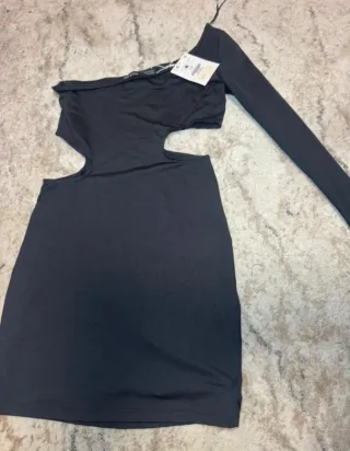 Vestido Bershka Negro Talla S Nuevo