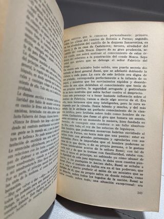 Libro La Cartuja de Parma libro muy antiguo