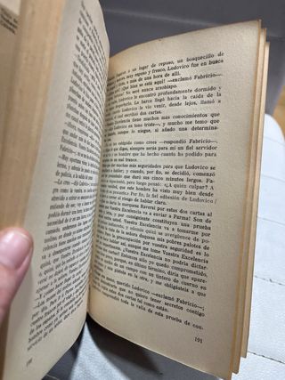 Libro La Cartuja de Parma libro muy antiguo