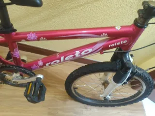 Bicicleta infantil rosa