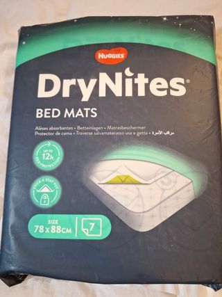 Protectores Cama Huggies DryNites 7uds