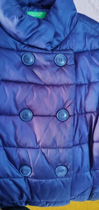 Abrigo Benetton Morado