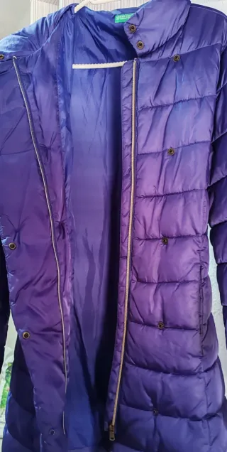 Abrigo Benetton Morado