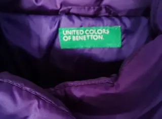 Abrigo Benetton Morado