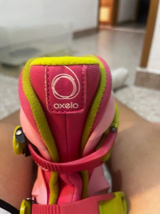 Patines rosas infantiles oxelo