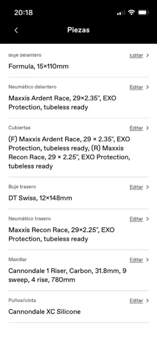 Bicicleta Cannondale Scalpel SE 1. Talla M.