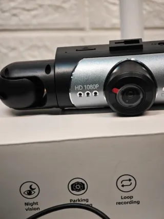 Dash Cam 360° Cámara Trasera SD 64GB