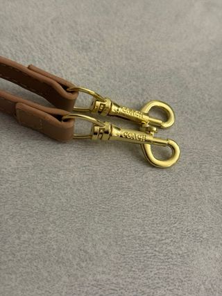 Mala Coach Bege e Castanho