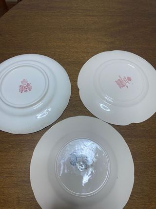 Set di 3 Piatti Decorativi Vintage Inglesi