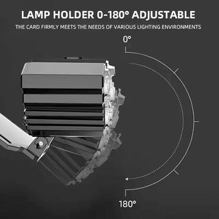 Linterna frontal LED impermeable recargable