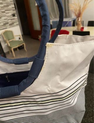 Borsa mare a righe