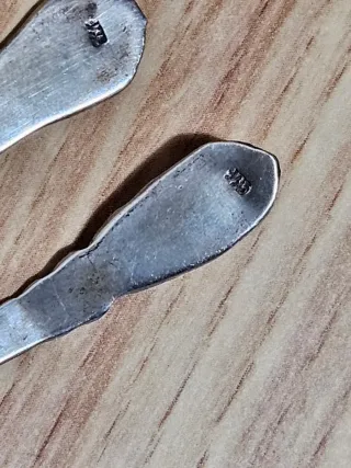 Salero doble plata 925 con cucharillas