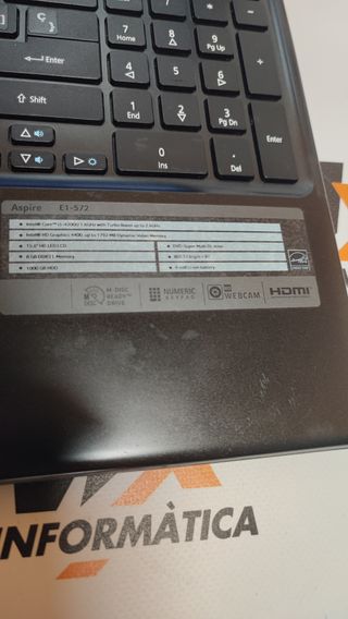 Acer E1-572 i5-4200U 16GB RAM SSD 240GB