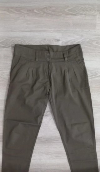 Pantaloni Made in Italy Verde Oliva