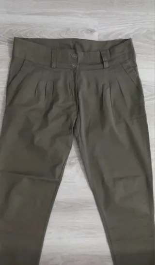 Pantaloni Made in Italy Verde Oliva