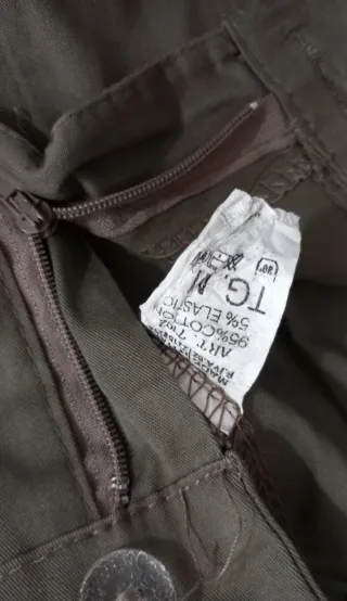 Pantaloni Made in Italy Verde Oliva