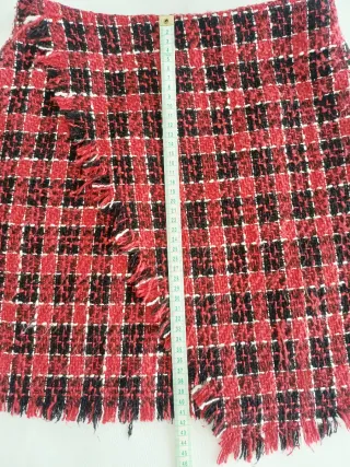 Saia Xadrez Tweed Stradivarius T.36