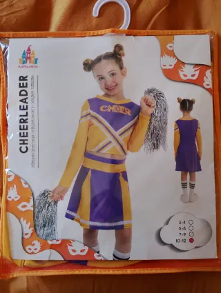 Disfraz Animadora Niña Talla 10-12