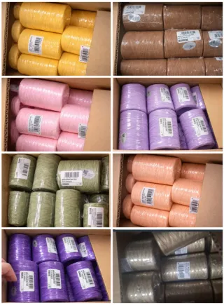 Caja de Rafia para manualidades y panadería