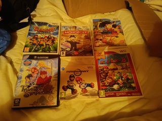 Pack Juegos Wii y GameCube: Mario, Inazuma, Monopo