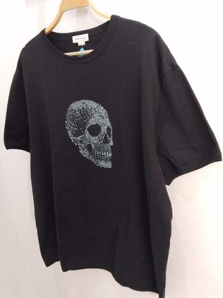 Camiseta Alexander McQueen Calavera Negra