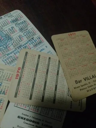 Calendarios antiguos