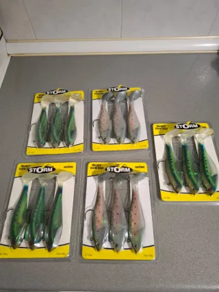 Storm Wildeye Swim Shad Señuelos Pesca (5uds)