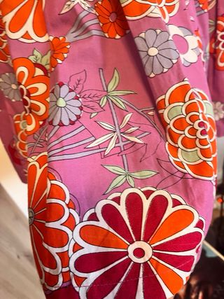 Falda vintage floral talla única