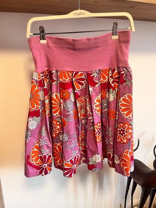 Falda vintage floral talla única