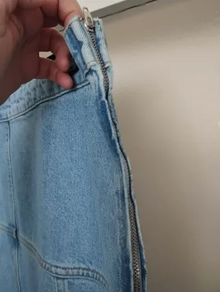 Falda vaquera larga Mango