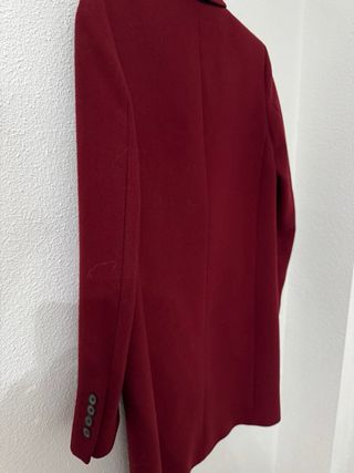 Abrigo Zara Rojo Talla S