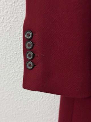 Abrigo Zara Rojo Talla S