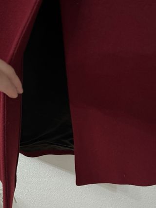 Abrigo Zara Rojo Talla S