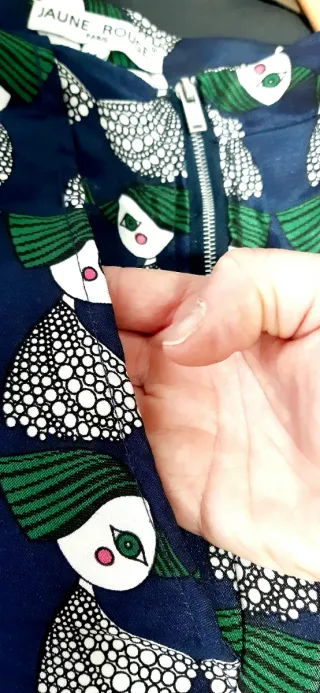 Shorts con estampado de muñecas