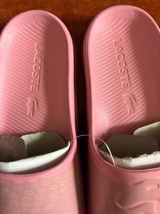 Chanclas Lacoste Rosa Talla 35.5