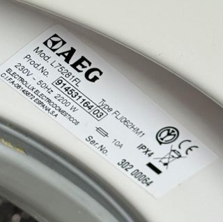 LAVADORA AEG DE 8 KILOS EN BLANCO