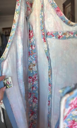 Traje Flamenca Micaela Villa Azul/Rosa