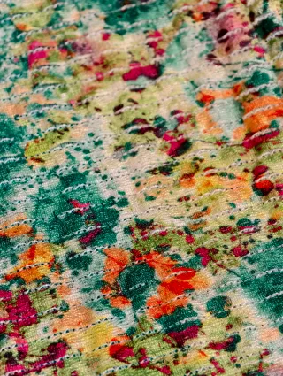 Chaqueta estampada multicolor