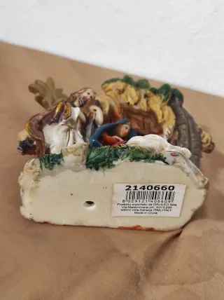 Mini presepe Natività in resina