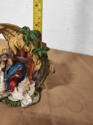 Mini presepe Natività in resina