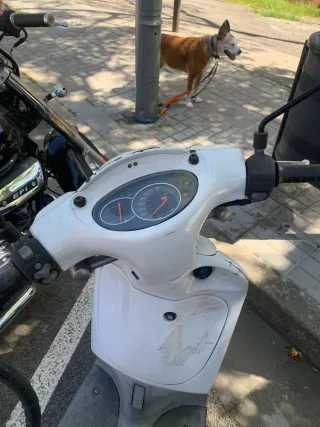 Aprilia Scarabeo 49cc Scooter Blanca