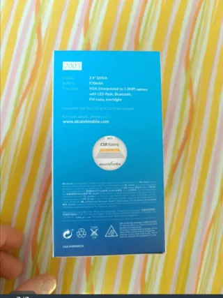 Alcatel Azul Nuevo Precintado