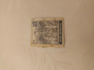 Sello 10 Pesetas Águila