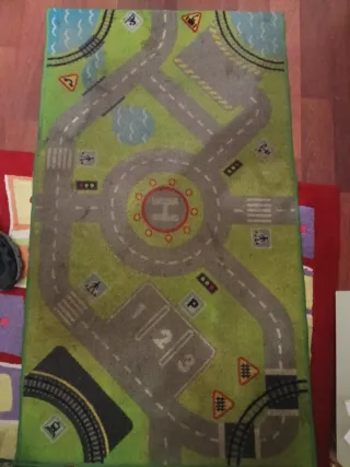 Alfombra infantil de carretera