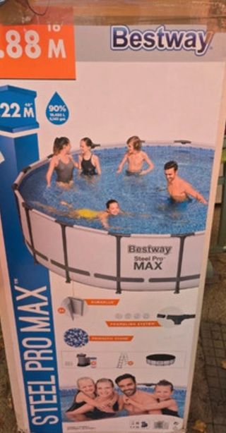 Piscina tubular grande 4.88x1.22 cm