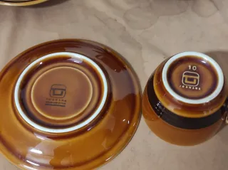 Set 3 tazzine con piattini Tognana