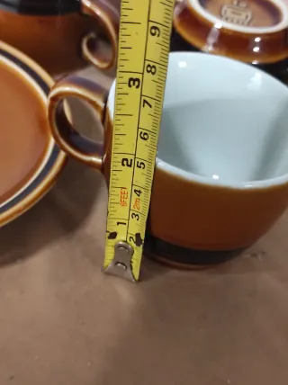 Set 3 tazzine con piattini Tognana