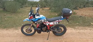 Moto Voge 300 Rally Enduro Azul/Rojo/Blanco